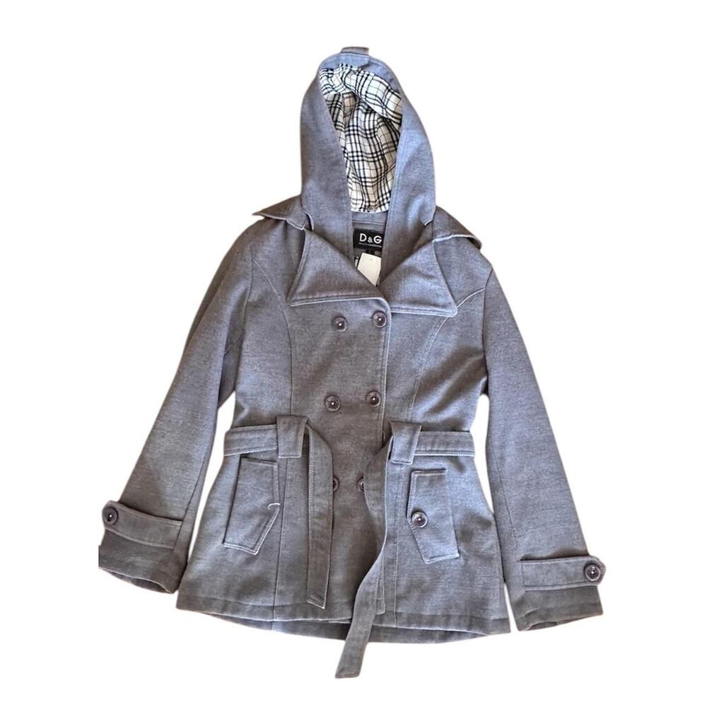 Dolce & gabbana grey pea coat